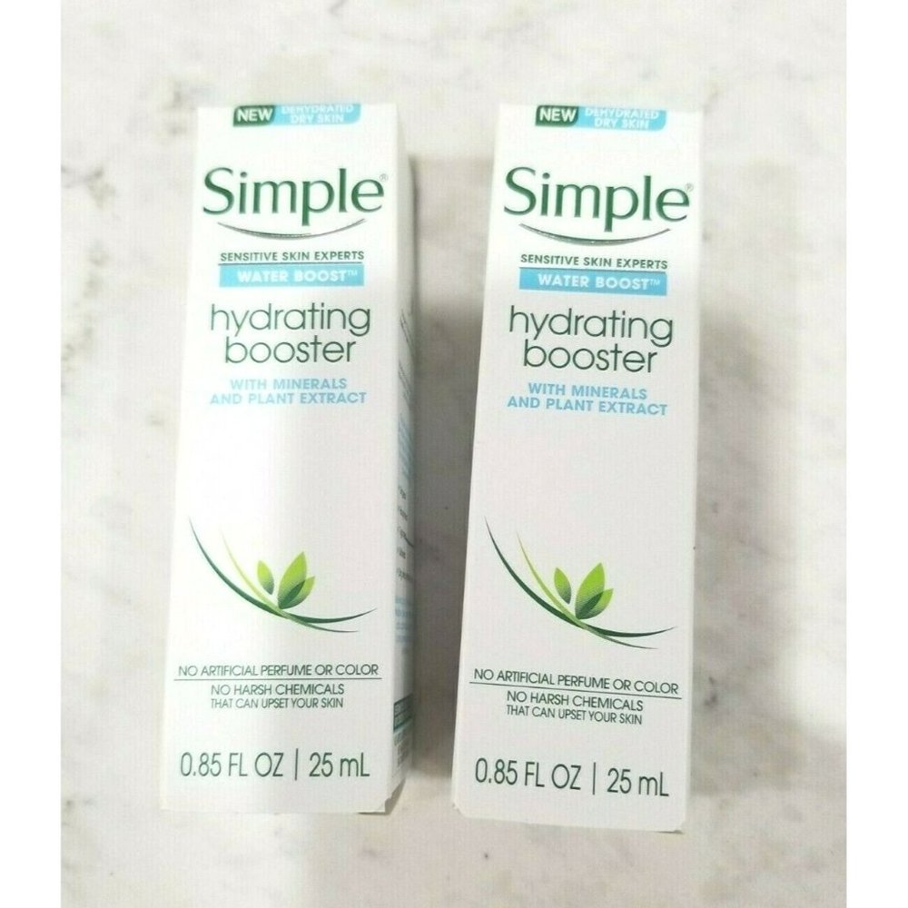 Simple Hydrating Booster For Sensitive Skin 0.85 fl oz each, 2 Pack